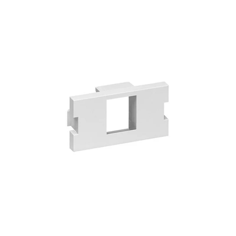 Leviton 1 Port MOS Quickport Adapter 1 Unit High White 41291-1MW