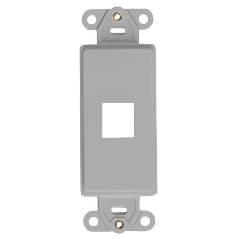 Leviton 1 Port Quickport Decora Insert Gray 41641-GY