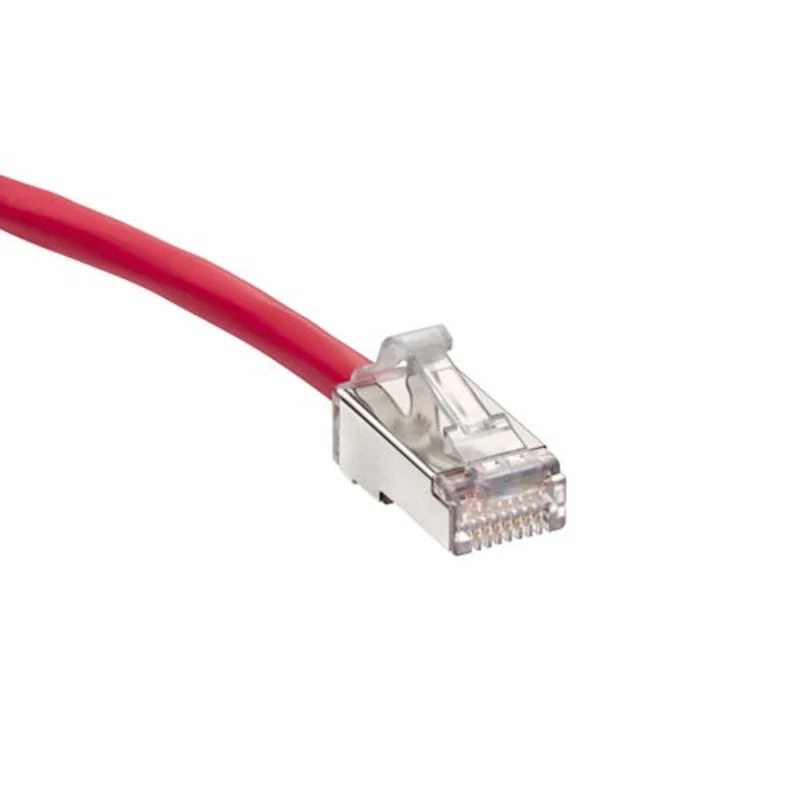 Leviton 12 Ft Cat 6A High Flex Patch Cord 3.6 M Red H6A10-12R