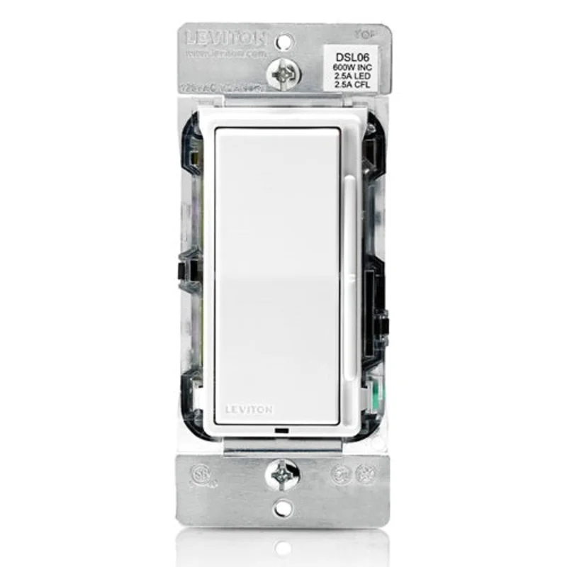 Leviton 120V Decora Slide Dimmer Switch For Dimmable LED DSL06-1LZ