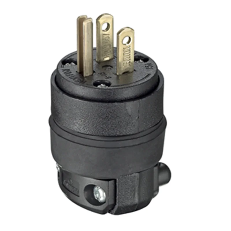 Leviton 125 Volt 2-Pole 3-Wire Plug Straight Blade 515PR