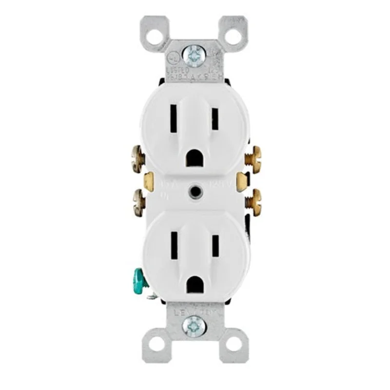 Leviton 125V 15 Amp Duplex Outlet/Receptacle 5320-WCP