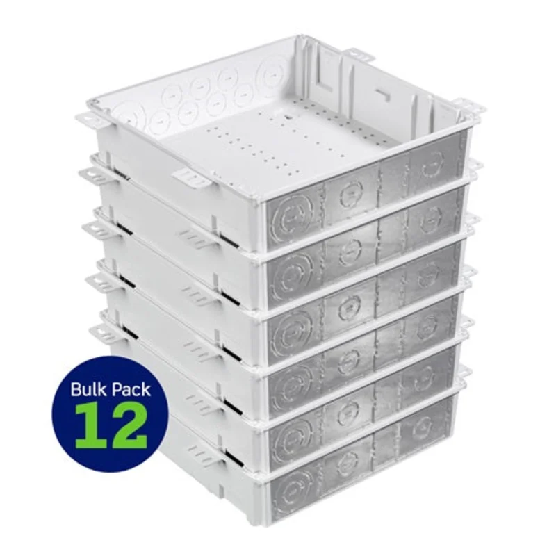 Leviton 14 Inch Wireless Structured Media Enclosure 49605-14G (Pack of 12)