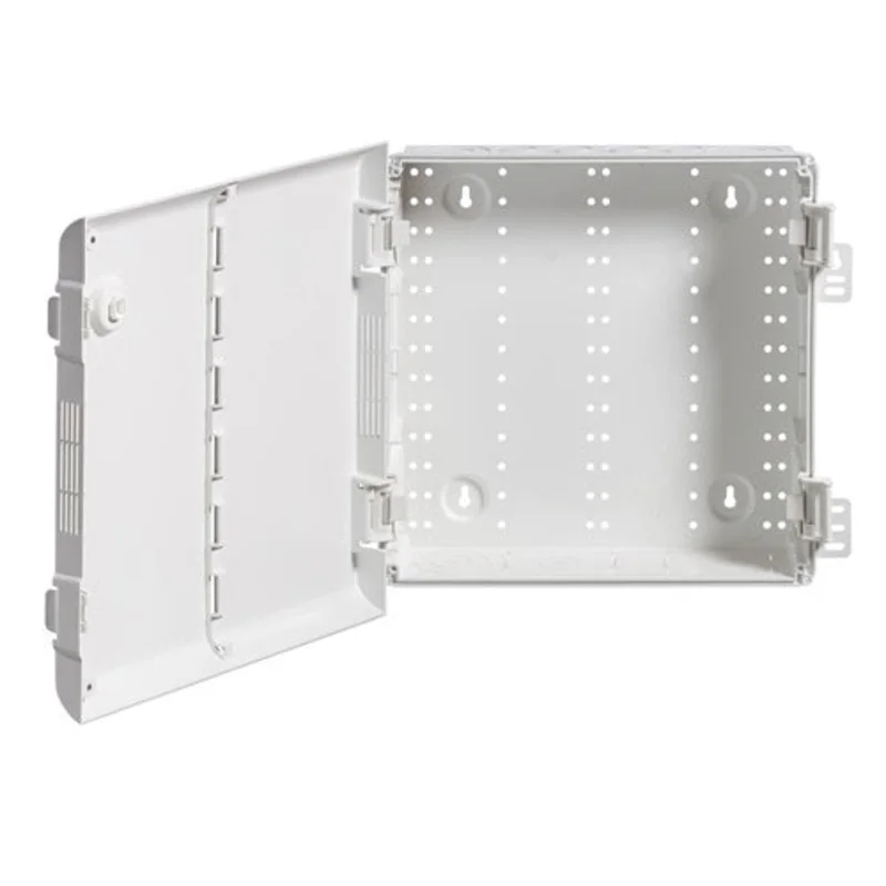 Leviton 14 Inch Wireless Structured Media Enclosure with Vented Hinged Door 49605-14P