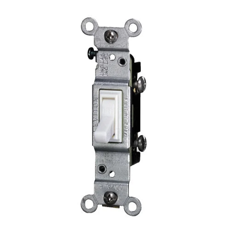 Leviton 15 Am Single-Pole Toggle Switch 2651-2W