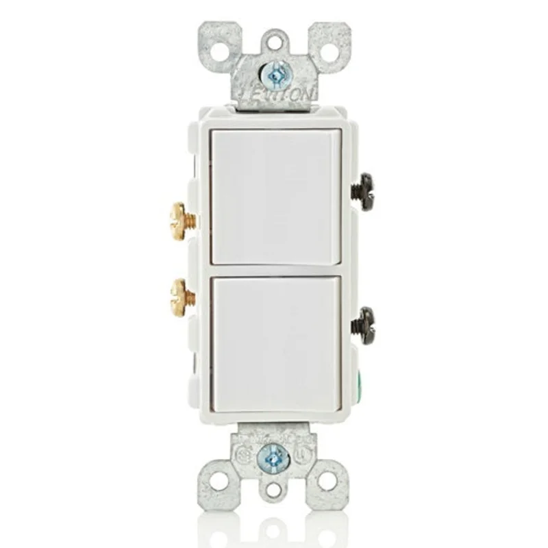 Leviton 15 Amp 120/277V Decora Single-Pole Switch White 5634-W