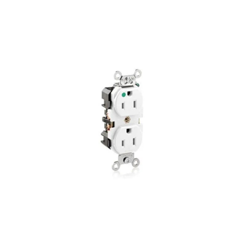 Leviton 15 Amp 125 Volt Duplex Receptacle 8200-W