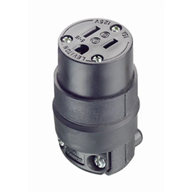 Leviton 15 Amp 125 Volt NEMA 5-15R 3Wire Connector 515CR
