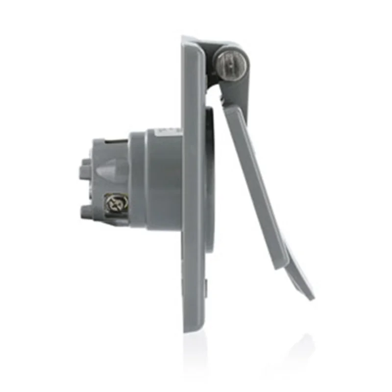 Leviton 15 Amp 125 Volt Power Inlet Receptacle 5278-CWP