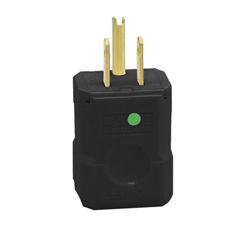 Leviton 15 Amp 125 Volt Straight Blade Plug 8256-VB