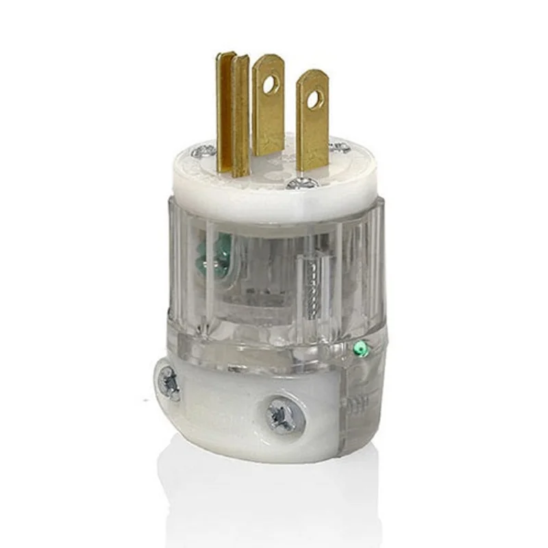 Leviton 15 Amp 125 Volt Straight Blade Plug Hospital Grade 8215-PLC