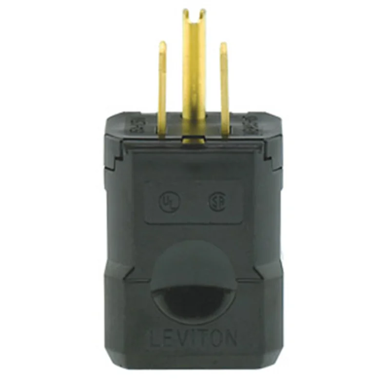 Leviton 15 Amp 125 Volt Straight Blade Plug Industrial Grade 5256-VB