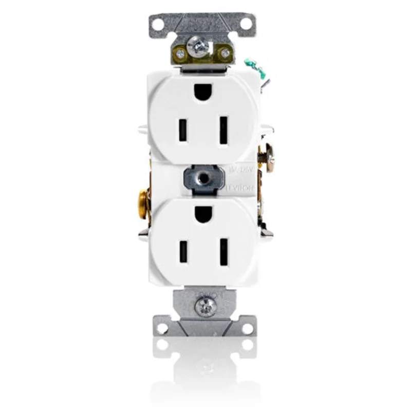 Leviton 15 Amp Duplex Receptacle/Outlet 5252-W