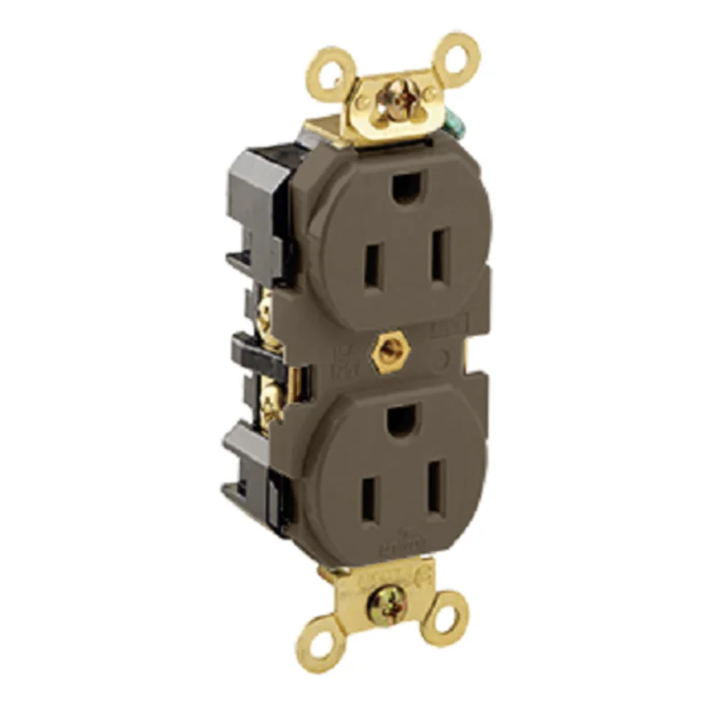 Leviton 15 Amp NEMA 5-15R Duplex Receptacle Outlet 5262