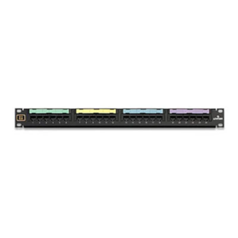Leviton 1RU 24-port Voice Grade Patch Panel 49014-J24