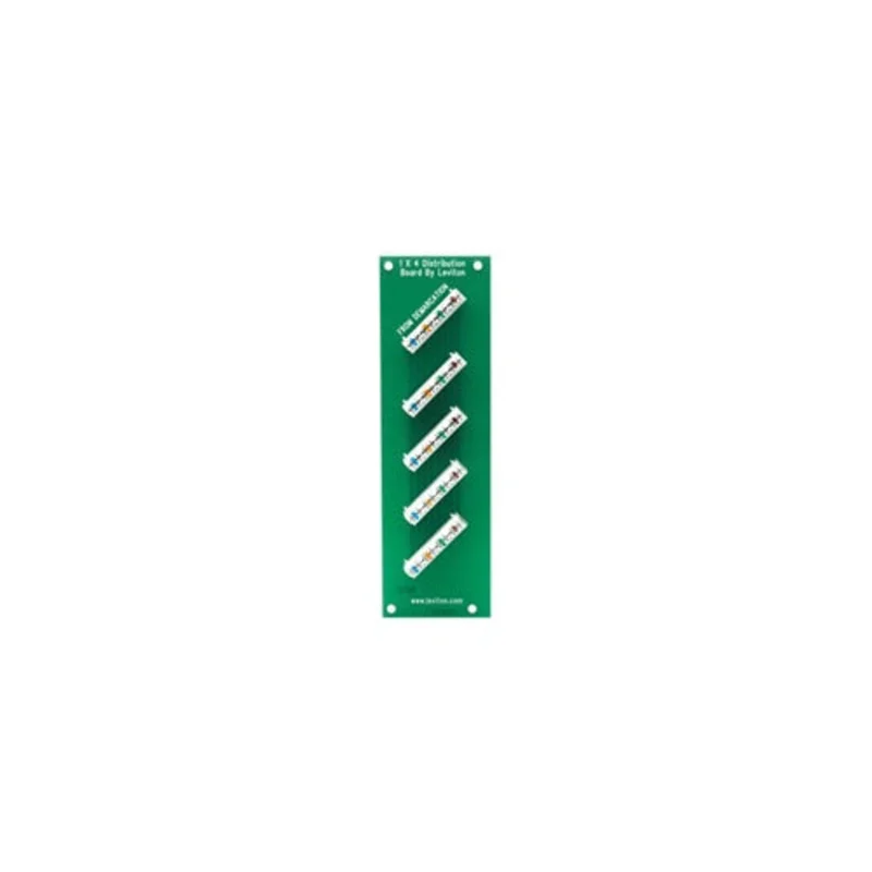 Leviton 1x4 Bridged Phone Board 47609-4