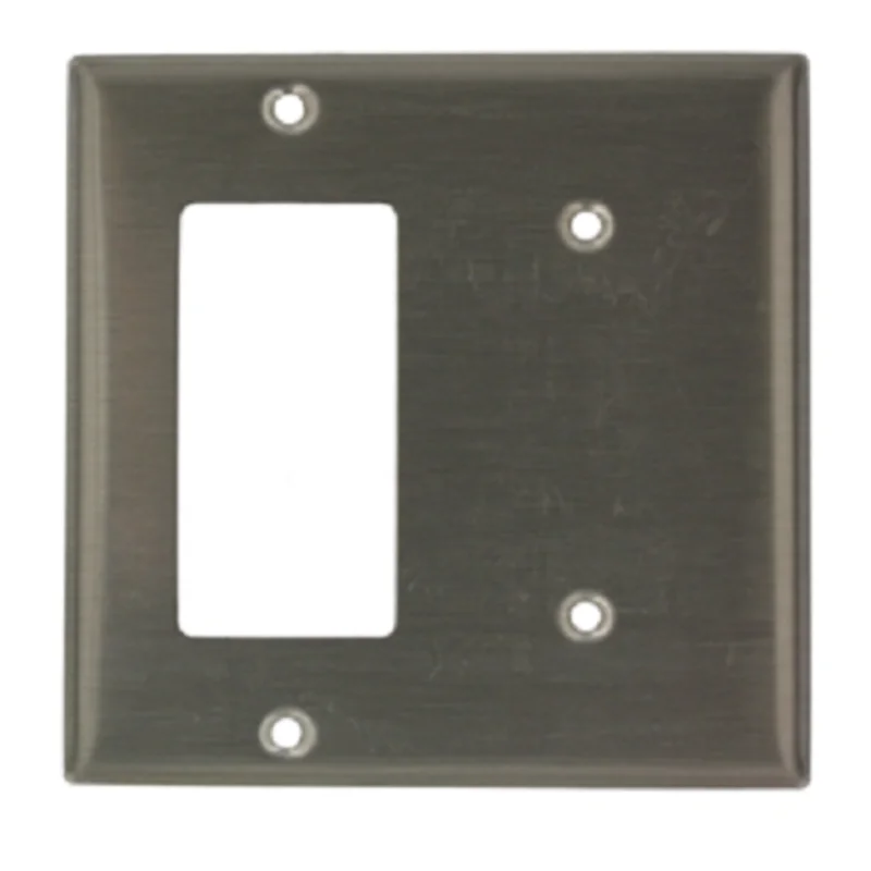 Leviton 2-Gang Decora Combination Wallplate S1426-N