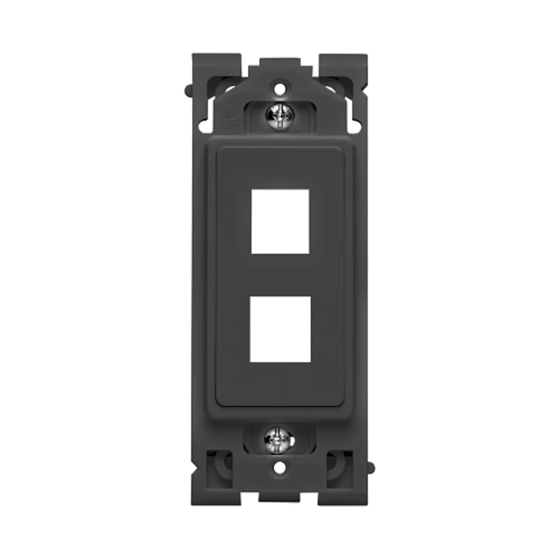 Leviton 2-Port Insert Black RE640-OB2