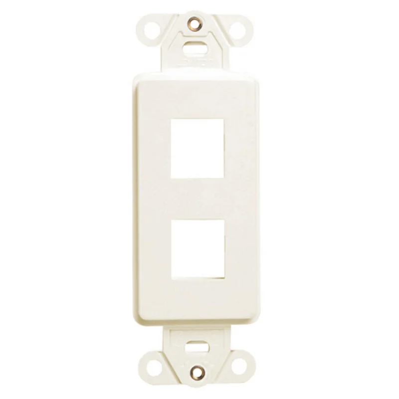 Leviton 2 Port Quickport Decora Insert Ivory 41642-I