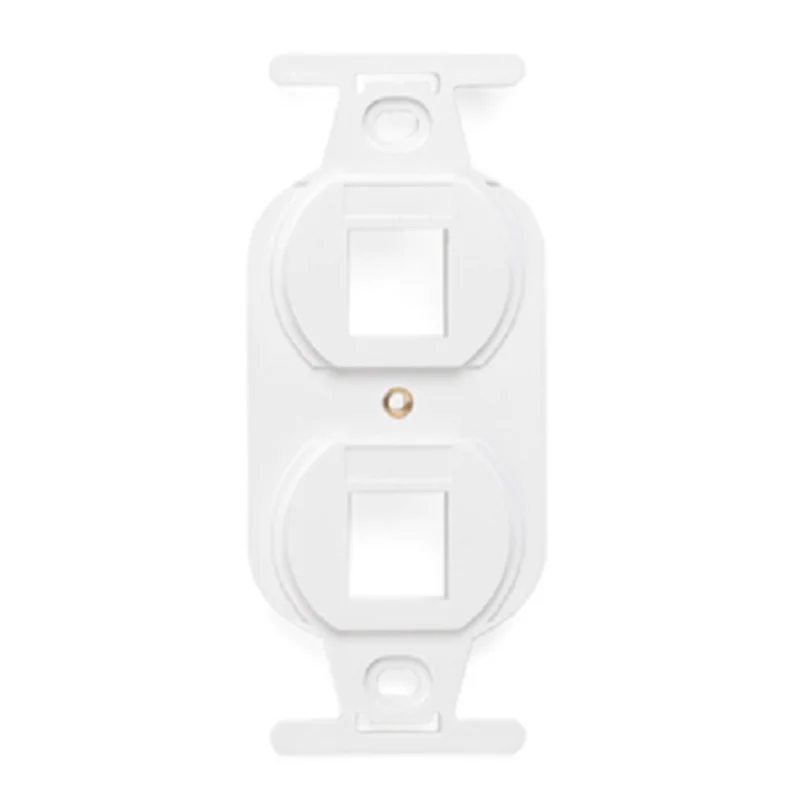 Leviton 2-Port QUICKPORT Duplex Type 106 Insert White 41087-2WP