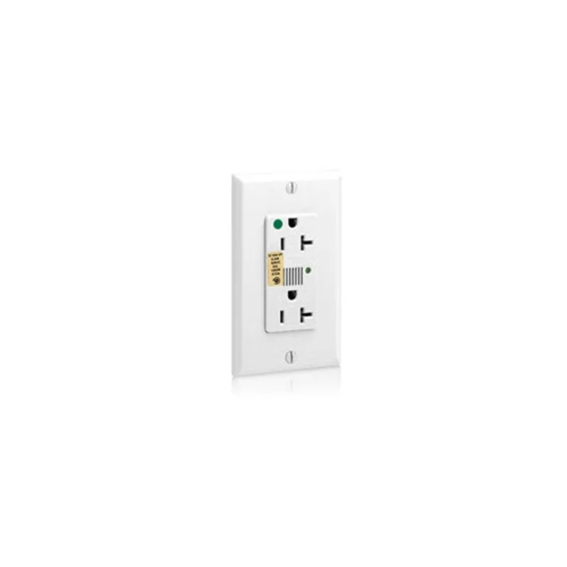 Leviton 20 Amp 125 Volt Decora Plus Surge Protective Duplex Receptacle Outlet 8380-W
