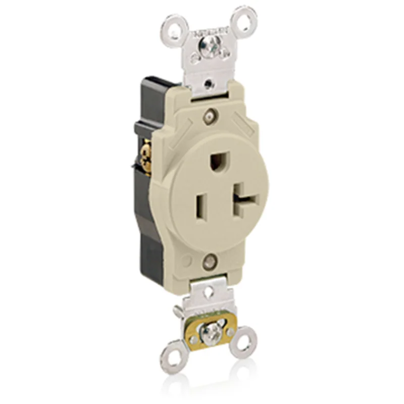 Leviton 20 Amp 3-Wire Single Receptacle/Outlet 5361-I