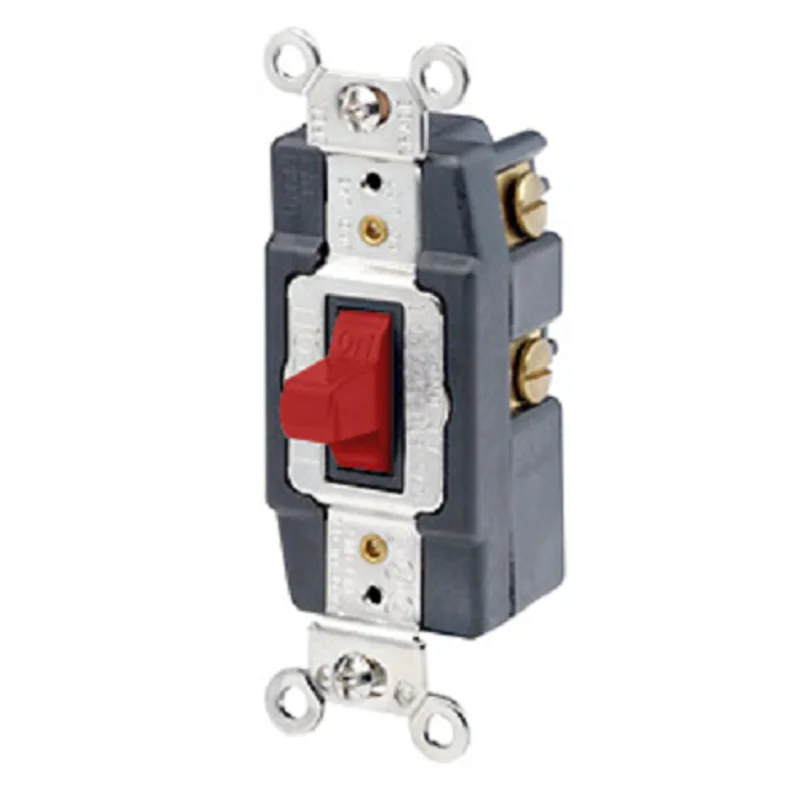 Leviton 20 Amp Double-Throw Momentary Contact Toggle Switch 1257-R