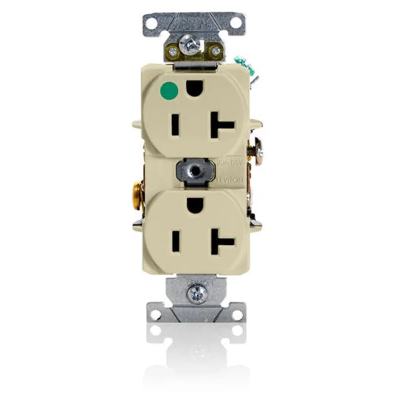 Leviton 20 Amp Duplex Receptacle 8300-HI