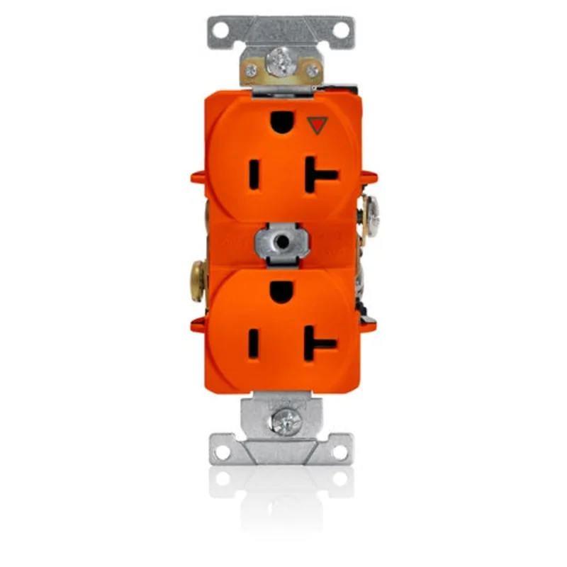 Leviton 20 Amp Isolated Ground Duplex Receptacle 5362-IG