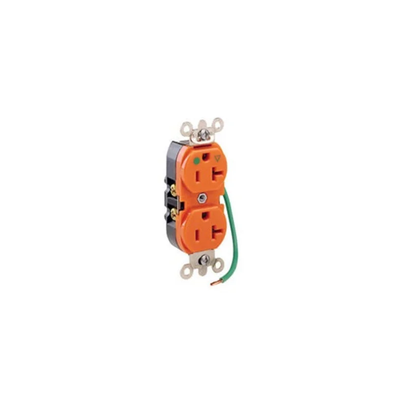 Leviton 20 Amp Isolated Ground Duplex Receptacle 8300-LIG