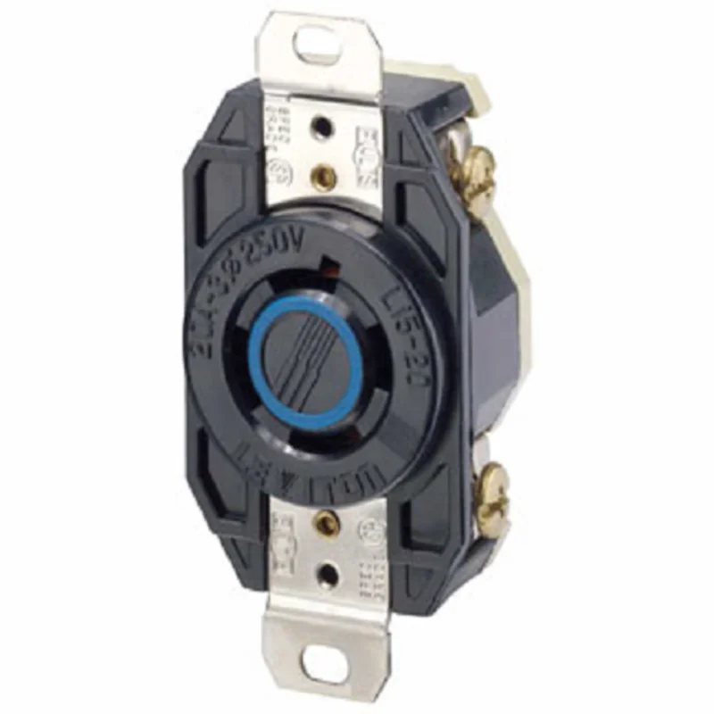 Leviton 20 Amp NEMA L15-20R Flush Mount Locking Receptacle 2420