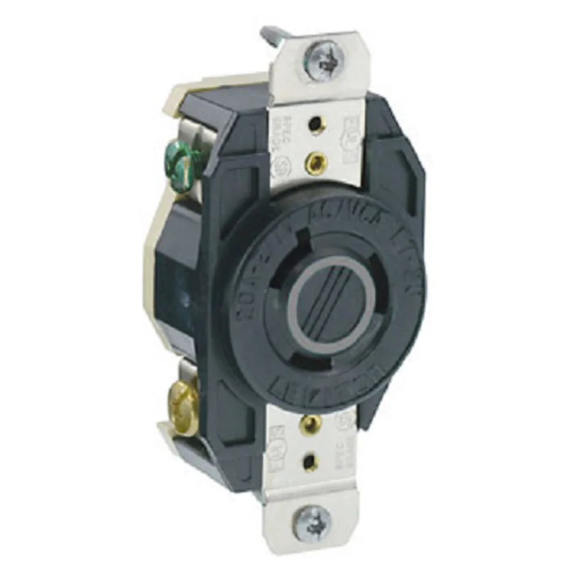 Leviton 20 Amp NEMA L7-20R Flush Mount Locking Receptacle 2330