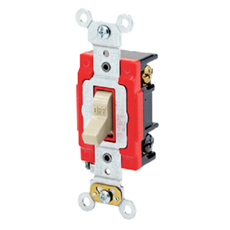 Leviton 20 Amp Toggle 3-Way AC Quiet Switch 1223-2I