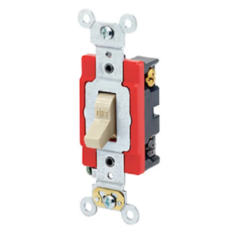 Leviton 20 Amp Toggle 4-Way AC Quiet Switch 1224-2I
