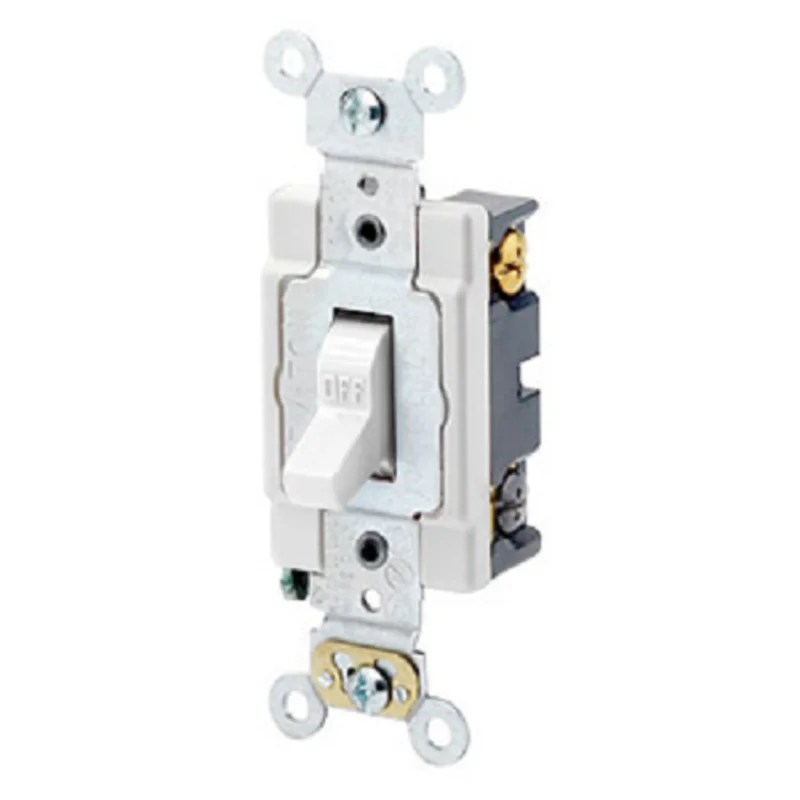 Leviton 20 Amp Toggle 4-Way AC Quiet Switch 1224-SW