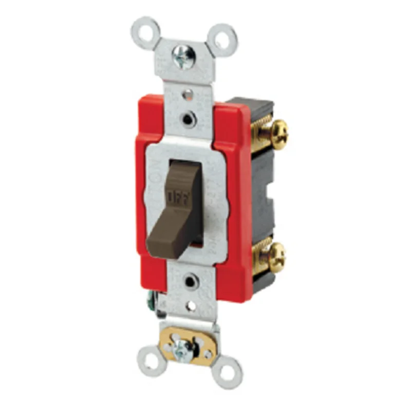 Leviton 20 Amp Toggle Single-Pole AC Quiet Switch 1221-2