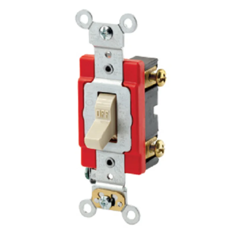 Leviton 20 Amp Toggle Single-Pole AC Quiet Switch 1221-2I