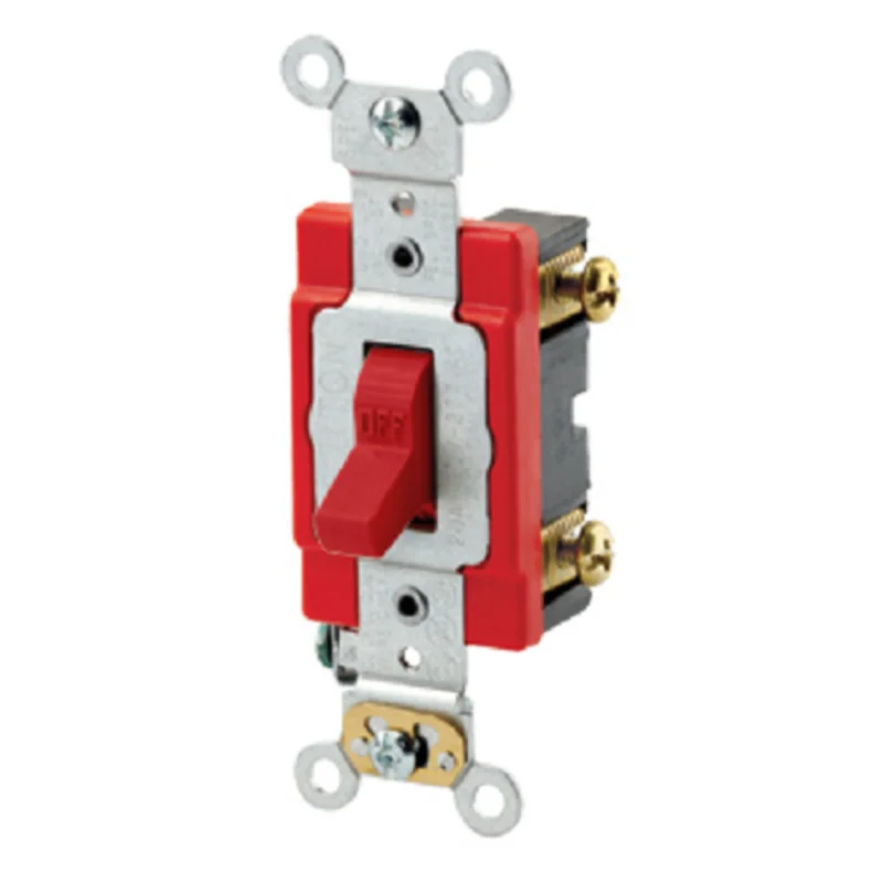 Leviton 20 Amp Toggle Single-Pole AC Quiet Switch 1221-2R