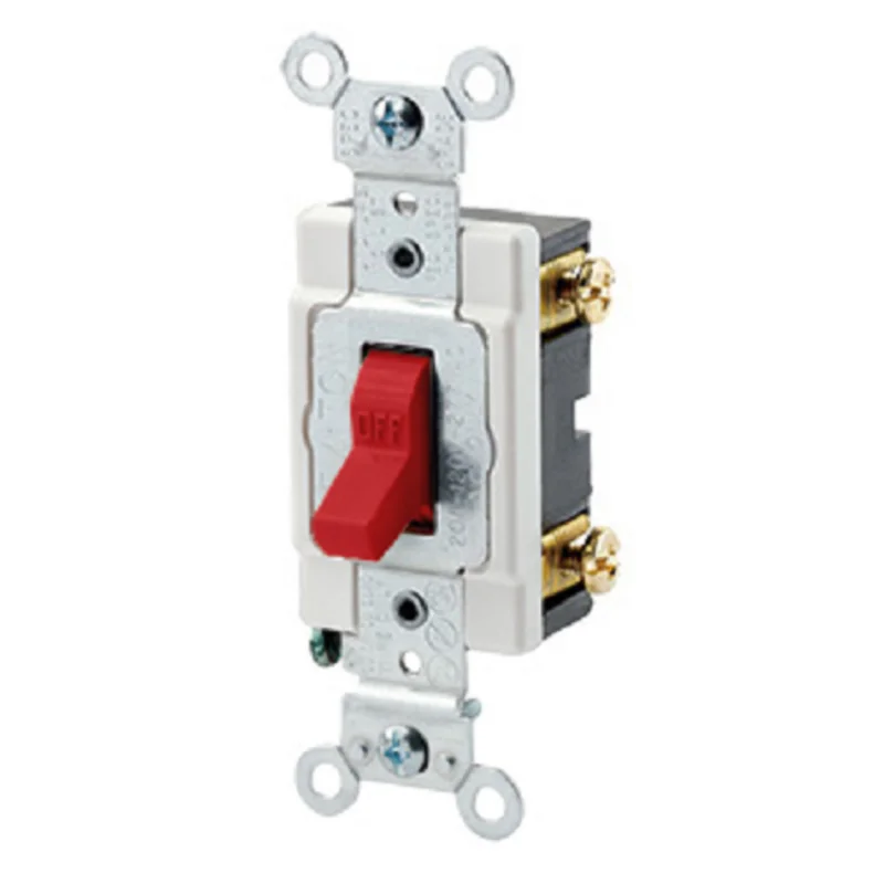 Leviton 20 Amp Toggle Single-Pole AC Quiet Switch 1221-SR