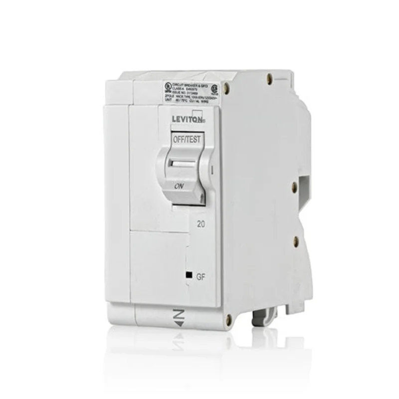Leviton 20A 120/240V GFCI Hydraulic Magnetic Branch Circuit Breaker LB220-GF