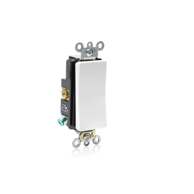 Leviton 20A 120/277V Decora Plus Rocker Switch White A5621-2W