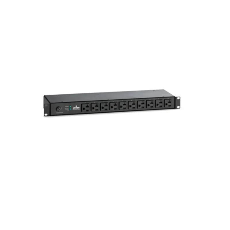 Leviton 20A 120V Unmetered Horizontal Power Distribution Unit 10 Receptacle P1022-12L