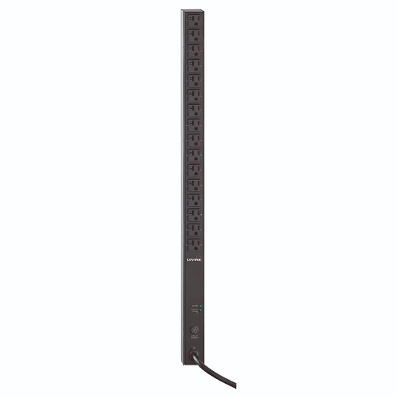 Leviton 20A 120V Unmetered Vertical Power Distribution Unit 16 Receptacle P1041-10S