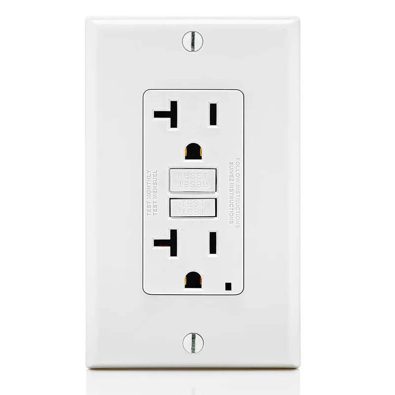 Leviton 20A 125V SmartlockPro GFCI Receptacle White GFNT2-FW