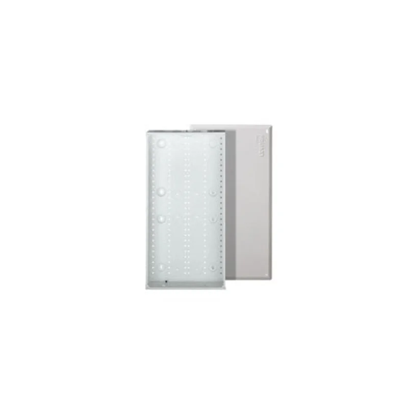 Leviton 28 Inch Structured Media Enclosure and Flush Mount Cover Metal White 47605-28W