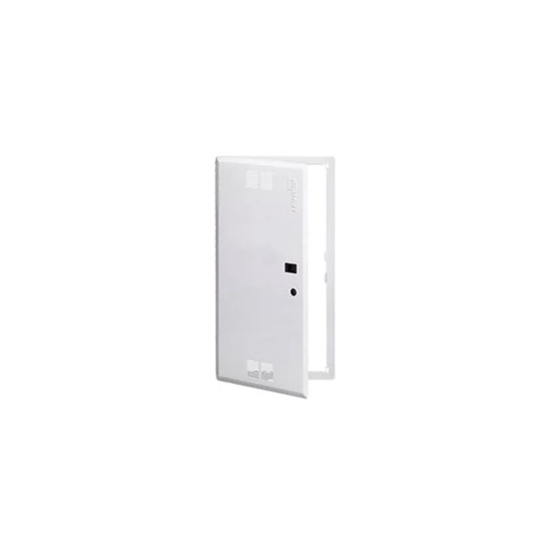 Leviton 28 Inch Structured Media Premium Vented Hinged Door Metal White 47605-28S