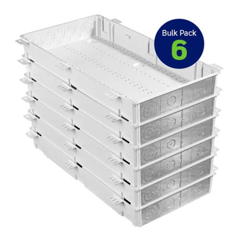 Leviton 28 Inch Wireless Structured Media Enclosure 49605-28G (Pack of 6)