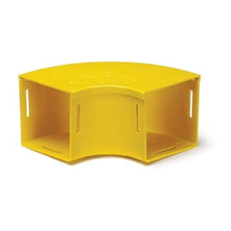 Leviton 2x2 Horizontal Elbow With Cover 90 Deg Yellow S2HEL-9DC
