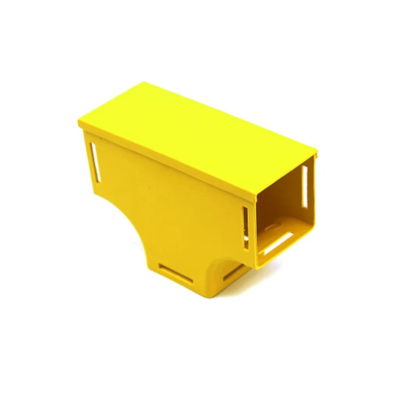 Leviton 2x2 Vertical Tee With Cover Yellow S2VTE-TEC