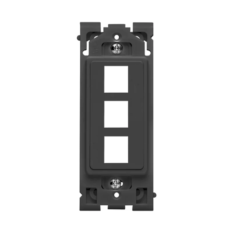 Leviton 3-Port Insert Black RE640-OB3